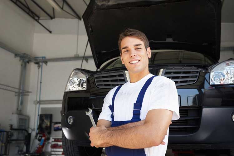 Mechanic at work